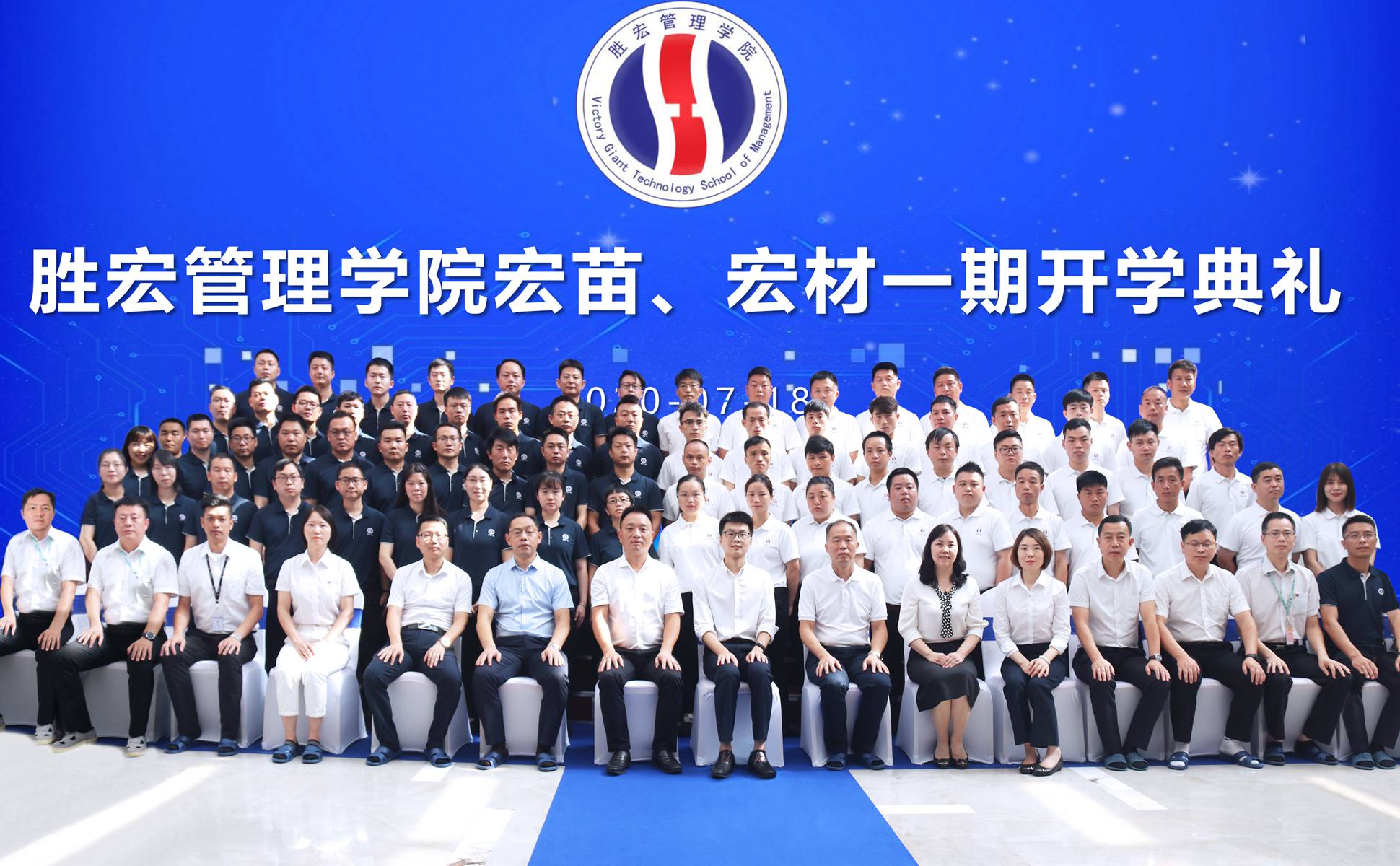 宏心不移 强基育苗  宏图远志 百炼成材 ——Bcgame管理学院宏苗、宏材一期开学仪式顺遂举行